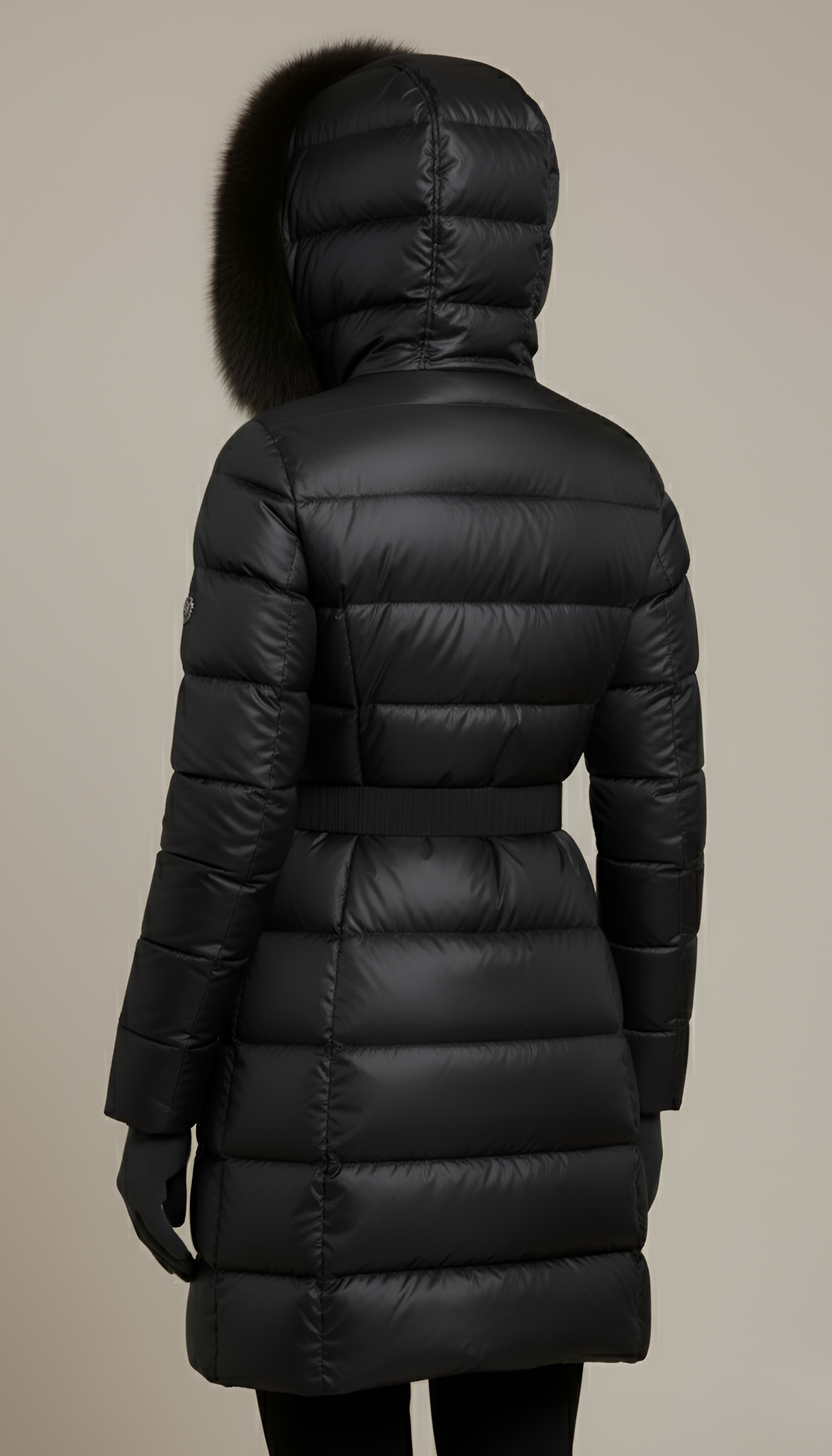 Lisa - Black Puffy Jacket