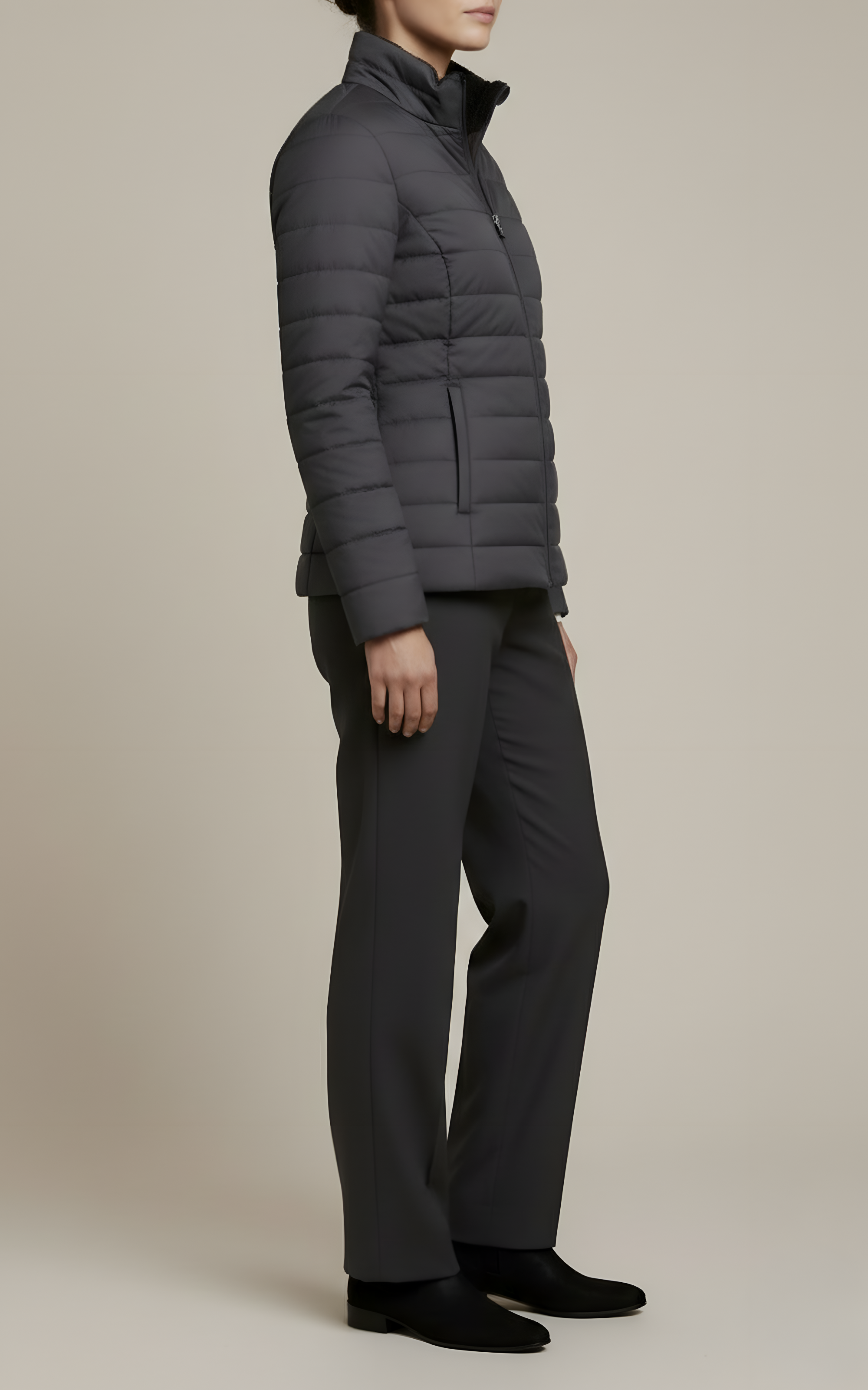 Lola - Grey Winter Jacket