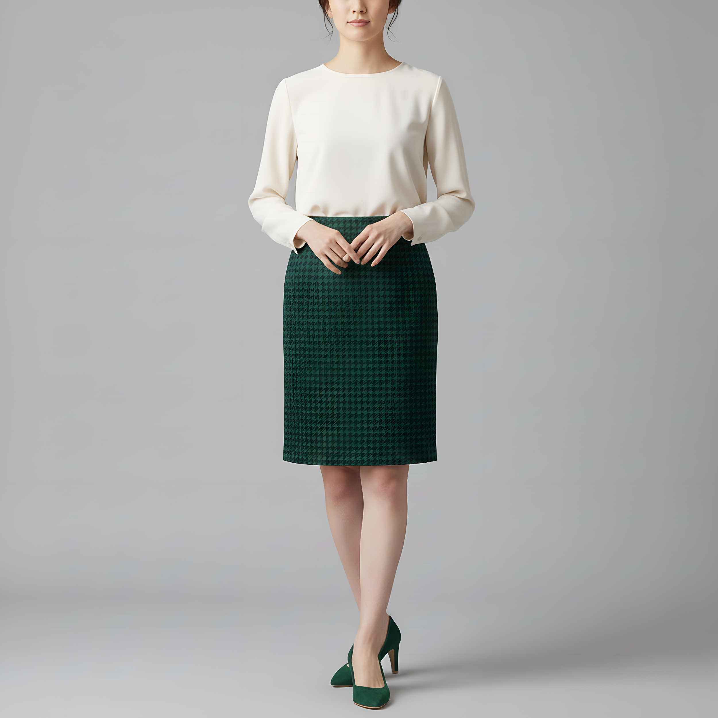 Lia - Green Summer Skirt