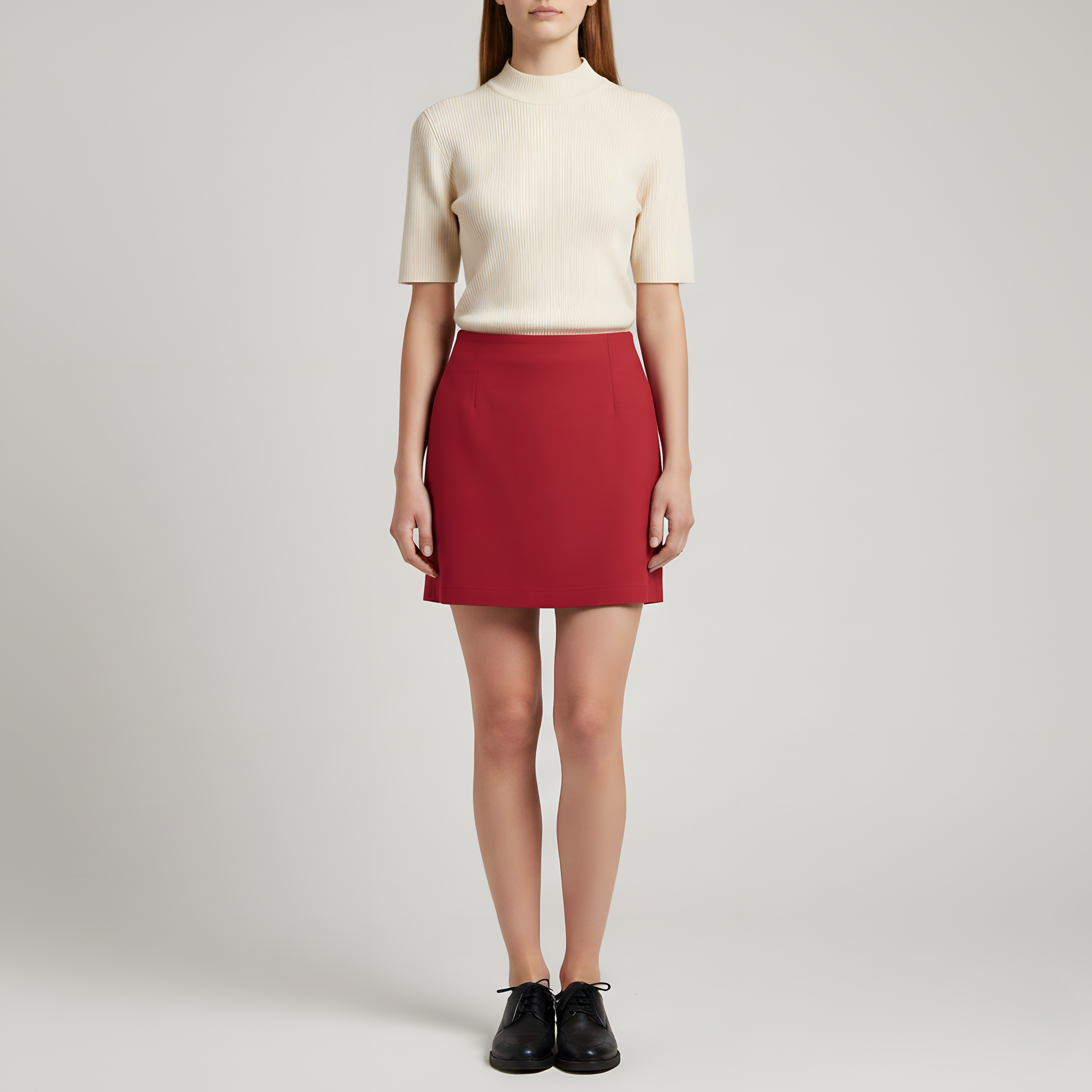 Dina - Red Summer Skirt