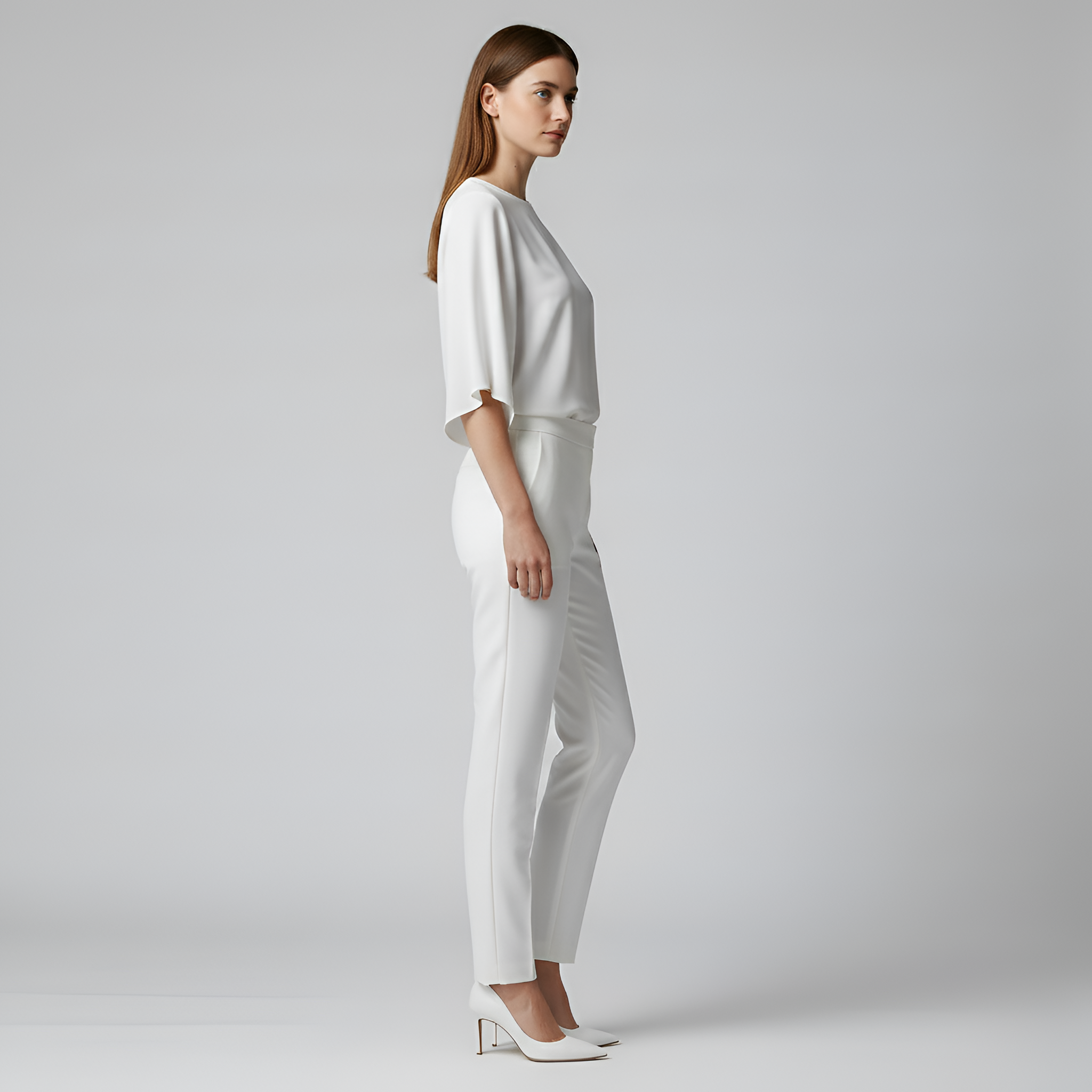 Caty - White Trousers