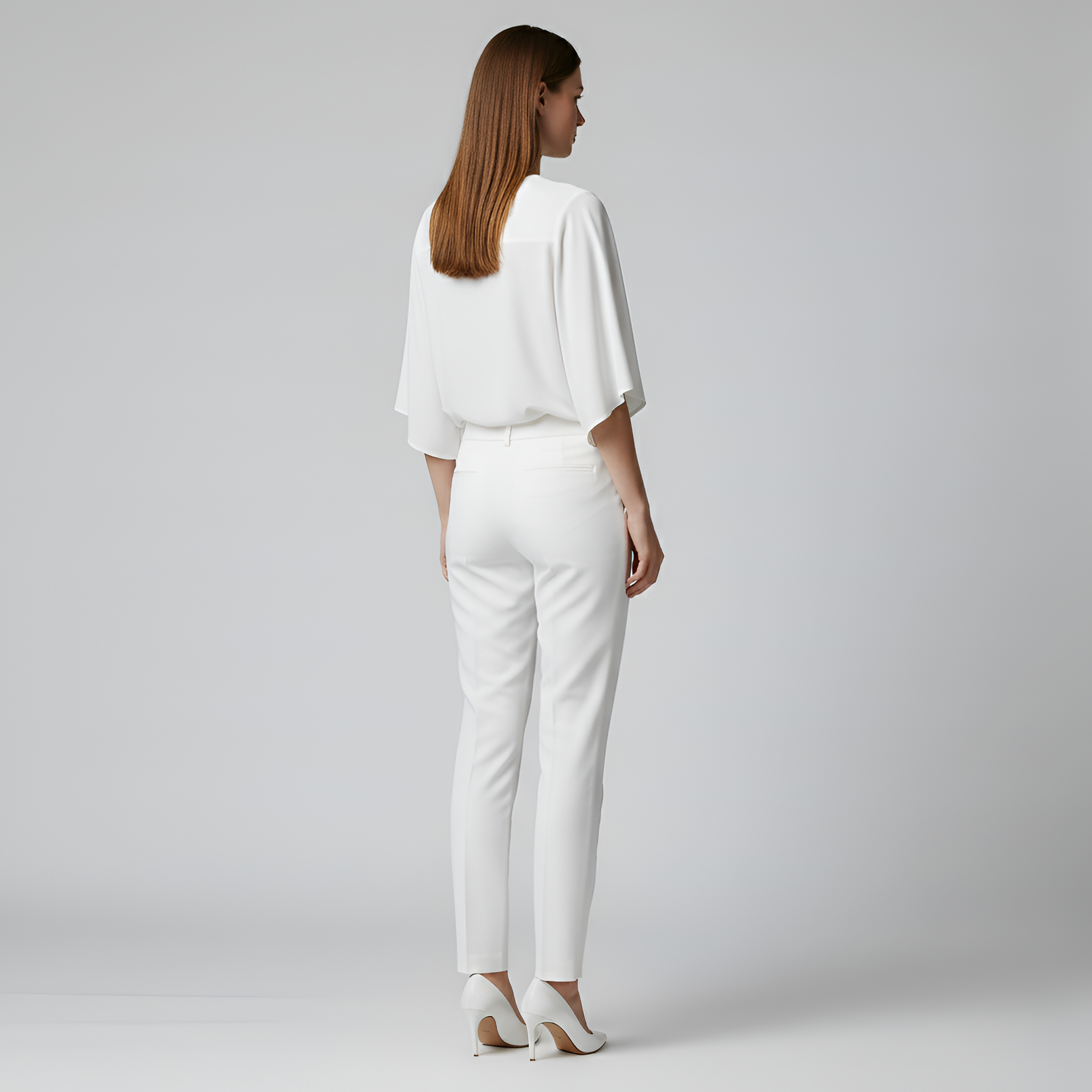 Caty - White Trousers