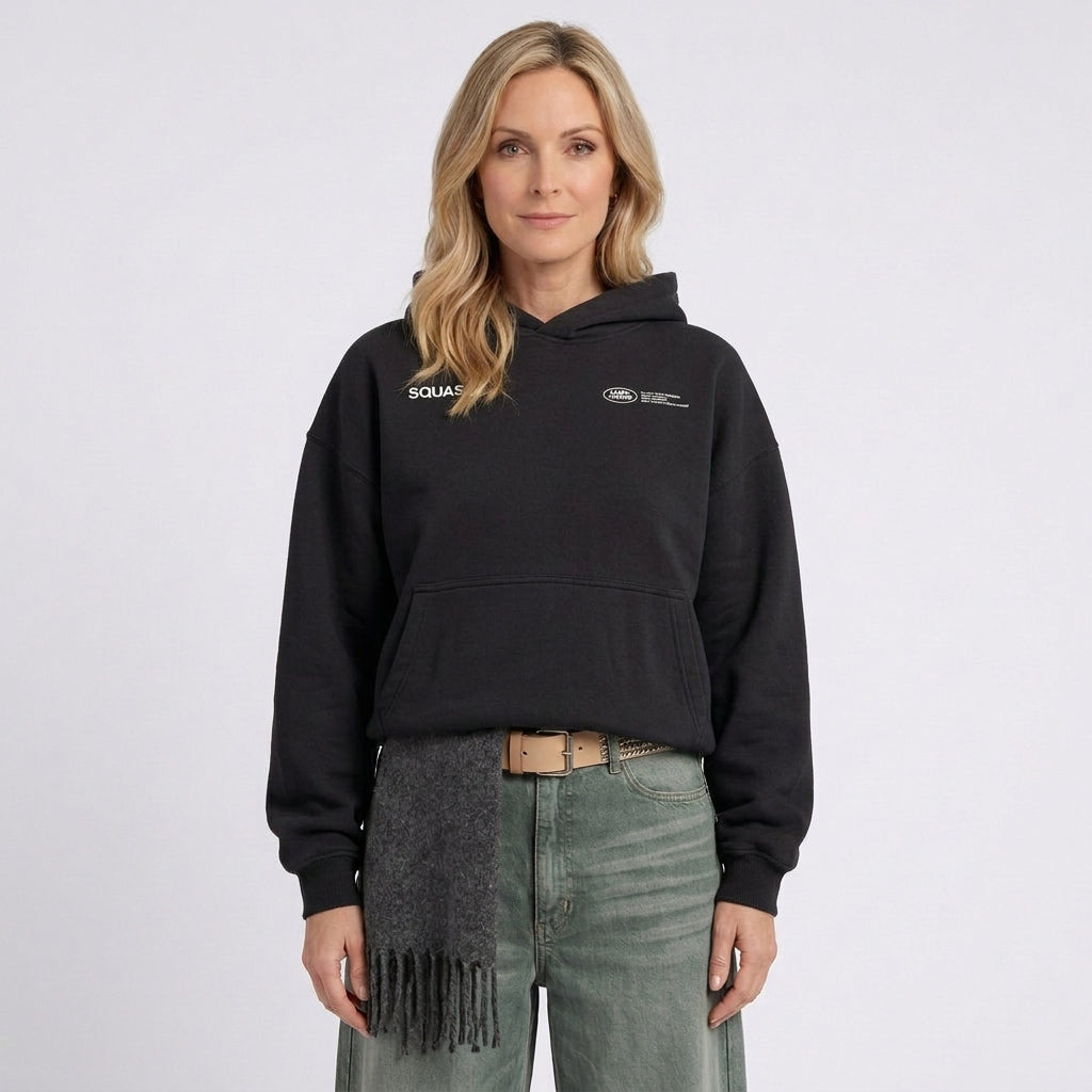 Women Cropped Hoodie Long Sleeve Graphic Casual Everyday