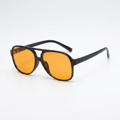 Aviator Sunglasses Tinted Lens Lightweight Frame