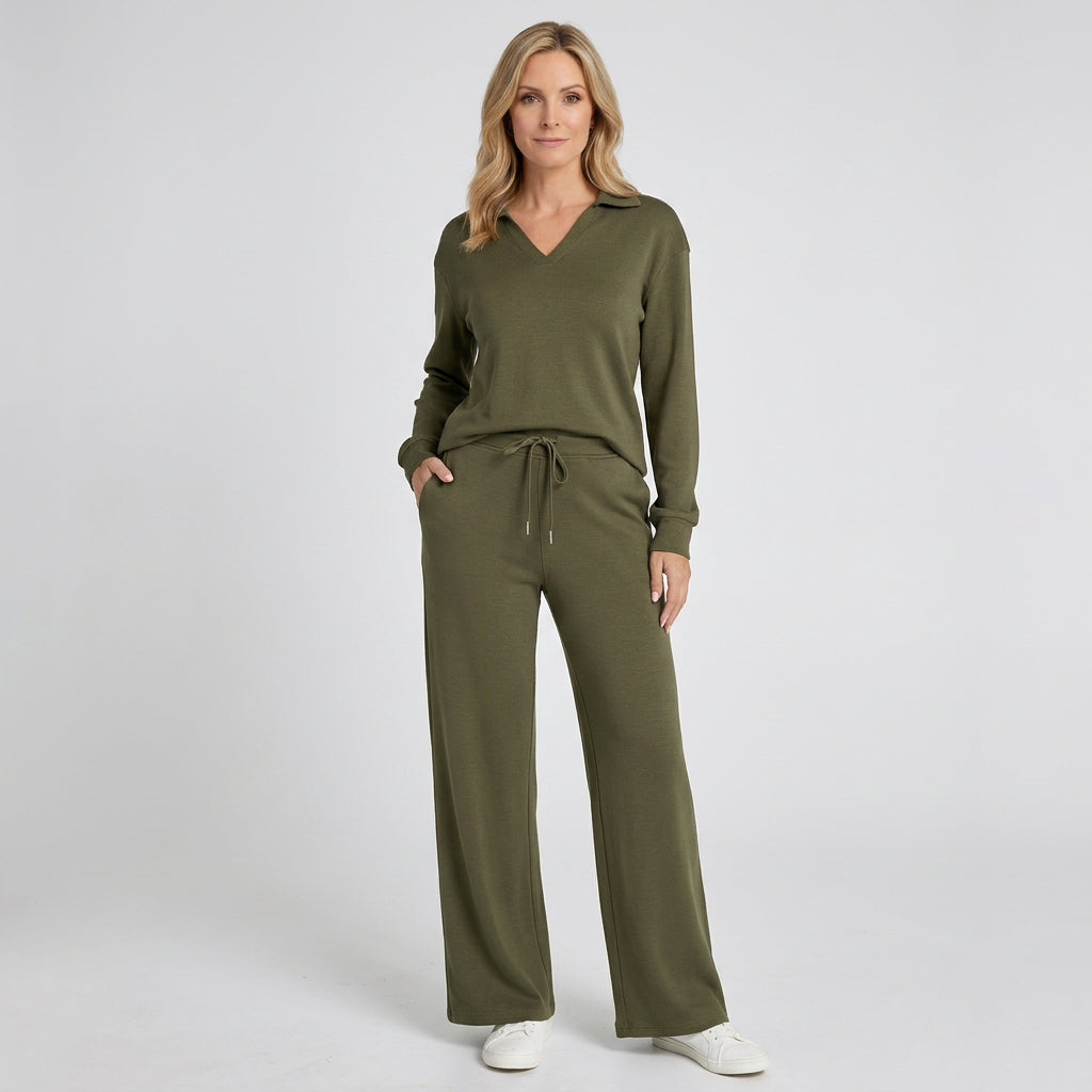 Women Two Piece Loungewear Set