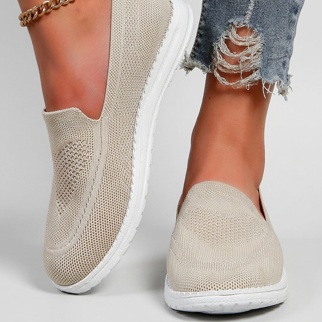 Women Slip On Knit Shoes Casual Everyday Comfort