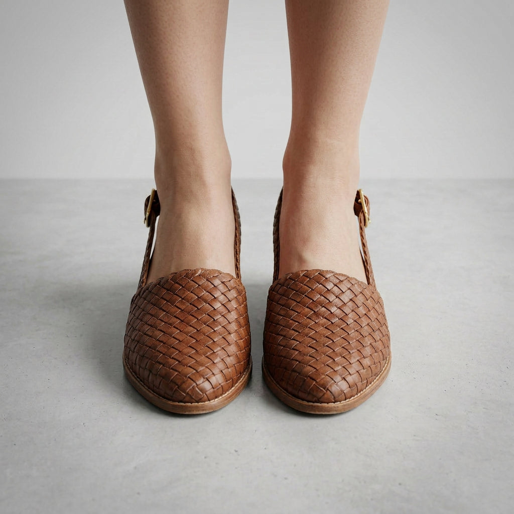 Women Woven Flat Shoes Slingback Casual Everyday