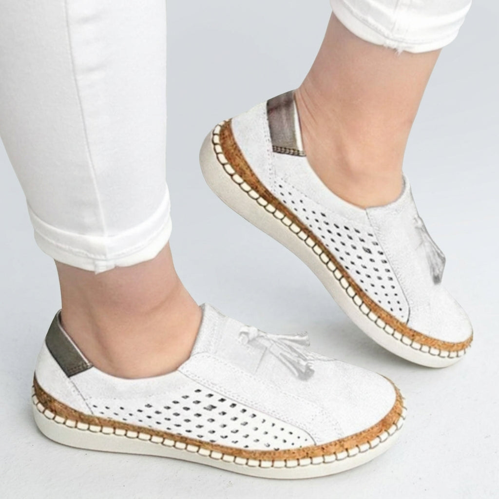 Women Slip On Loafers Tassel Casual