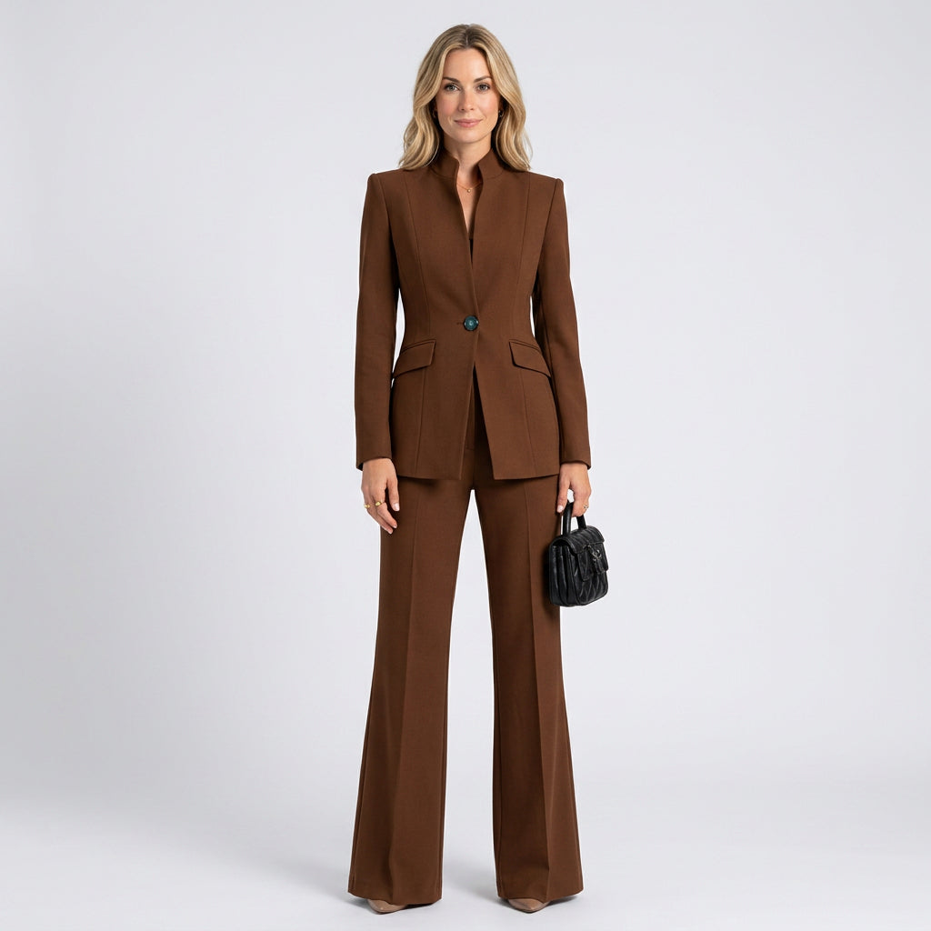 Women’s Tailored Trouser Suit Set Structured Fit